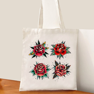 Fashionable Fabric Tote Bag With Zipper - WF-250