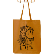 Fashionable Fabric Tote Bag With Zipper - KF -303