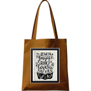 Fashionable Fabric Tote Bag With Zipper - Kg-092