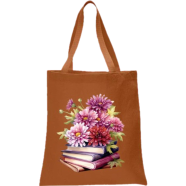 Fashionable Fabric Tote Bag With Zipper - KG-046
