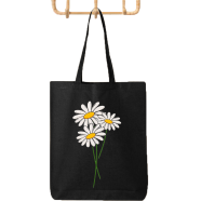 Fashionable Fabric Tote Bag With Zipper - WS -251