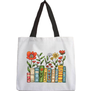 Fashionable Fabric Tote Bag With Zipper - BWTG -117