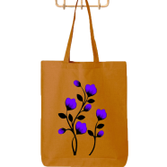 Fashionable Fabric Tote Bag With Zipper - KF -309
