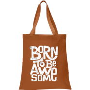 Fashionable Fabric Tote Bag With Zipper - KEQ-088