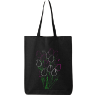 Fashionable Fabric Tote Bag With Zipper - BF -312
