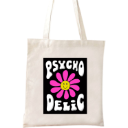 Fashionable Fabric Tote Bag With Zipper - WEQ-093