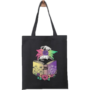 Fashionable Fabric Tote Bag With Zipper - BG-121