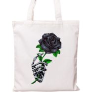 Fashionable Fabric Tote Bag With Zipper - WF-257