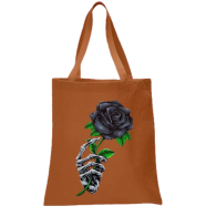 Fashionable Fabric Tote Bag With Zipper - KF-257
