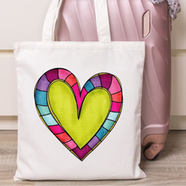 Fashionable Fabric Tote Bag With Zipper And Inner Pocket - WS-229