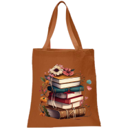 Fashionable Fabric Tote Bag With Zipper - KG-044
