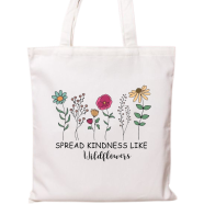 Fashionable Fabric Tote Bag With Zipper - WG-069