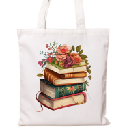 Fashionable Fabric Tote Bag With Zipper - WG-049