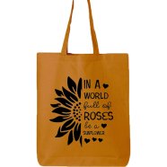 Fashionable Fabric Tote Bag With Zipper - KG -127