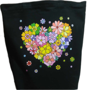 Fashionable Tote Bag For Girls With Zipper - BF-217 icon