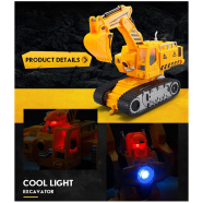 Fengyuan 28172 2.4G One Key Deformation RC Engineering Robot Car - Yellow