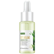 Fenyi Green Tea Facial Serum Sodium Hyaluronic Acid Shrink Pore Moisturizing Oil Control Soothing Acne Skin 17ml