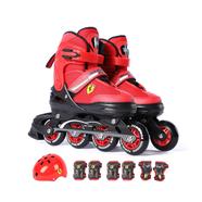 Ferrari Kids Inline Skate and Protective Gear Set - RI FK16-1