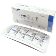 Ferrolin TR 150 mg Plus 0. 5 - 10's pack Capsule icon