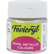 Fevicryl Pearl Metallic Silver 10ml