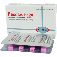 Fexofast 120 mg Tablet 10's Strip