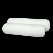 Fiber Bolster Pillow Tissue Fabric White 32x38 Inch