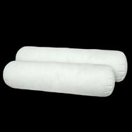 Fiber Bolster Pillow Tissue Fabric White 22x24 Inch