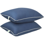 Fiber Head Pillow Cotton Fabric Navy Blue 18x26 Buy 1 Get 1 Free - 77742 icon