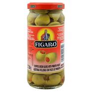 Figaro Stuffed W.Pimient.Paste Spanish Green Olive 340gm (Spain) - 131701379