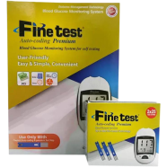 FineTest Glucometer with 25 test strip And 50 Strips Combo