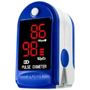 Finger Pulse Oximeter Blood Oxygen Saturation SpO2 Heart Rate O2 Monitor CE - LED - Blue (2 Pack) icon