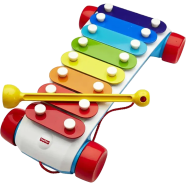 Fisher-Price Classic Xylophone, Toddler Pull Toy, Pretend Musical Instrument for Kids Ages 18 Months and Older