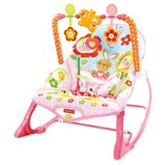 Fisher Price Infant To Toddler Baby Rocker With Musical Toy Bar And Vibrations - Pink