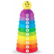 Fisher-Price K7166 Brilliant Basics Stack And Roll Cups For Kids And Toddlers Early Learning Toys For Color Coordination Shape And Many More