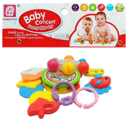 Five Pcs Mimi Bell Eres For New Born Baby Rattle And Teether (Mimi_bells_pack_m2) model-2 - 173570292 icon