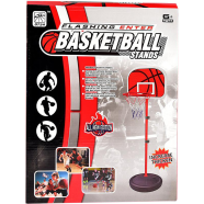 Flashing Enter Basketball Stands 160 Cm Adjustable Height Indoor and Outdoor Sports Toys For Kids