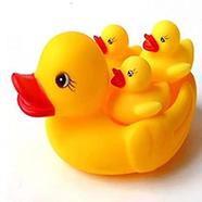 Floating Duck Bath Toys With Squeezing Sound - 5 Pcs