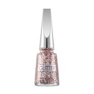 Flormar Glitter Nail Enamel GL02 Pink Silver