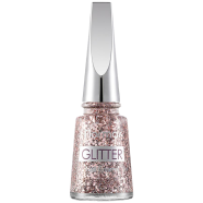 Flormar Glitter Nail Enamel GL02 Pink Silver