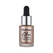 Flormar Glow Drops Liquid Illuminator with Natural Mineral Containing Dropper - 14 ml