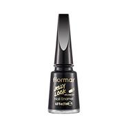 Flormar Jelly Look Nail Enamel JL28 Patent Black Leather - 11 ml