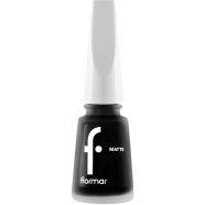 Flormar Matte Nail Enamel M02 Satin Black