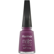 Flormar Matte Nail Enamel M10 Extreme Grape - 11 ml