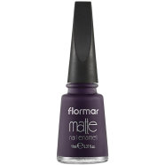 Flormar Matte Nail Enamel M11 Pure Purple - 11 ml