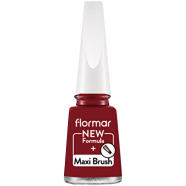 Flormar Nail Enamel 228 Maxi Brush Bordeaux Red