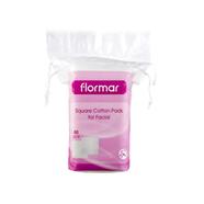 Flormar Square Cotton Pads for Facial - 50 pcs