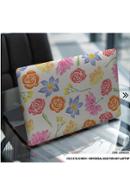 Ddecorator Flower Pattern Floral Design Laptop Sticker - (LSKN2433)