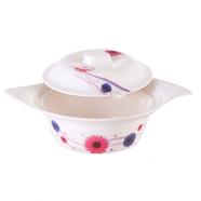 Flower Soup Bowl with Lid-Rainbow - 78326