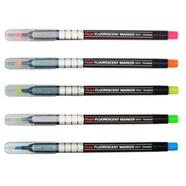 Fluorescent Markers 5 Colours Set - S512-5E