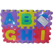 Foam Number Letter Puzzle 5x5 Floor Mat Foam Puzzle Game Children's Educational Toy (Alphabet A to Z and 1-10) - 1 Set